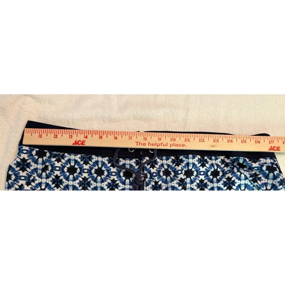 Tommy Bahama Shorts‎ Mens Large Blue and White Starburst Swim Trunks*